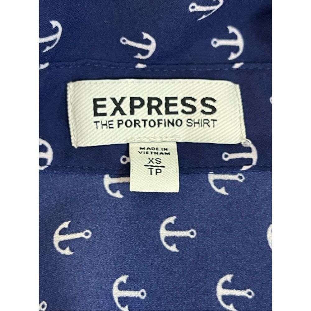 Express women’s the portifino shirt blue anchors XS - Picture 6 of 6